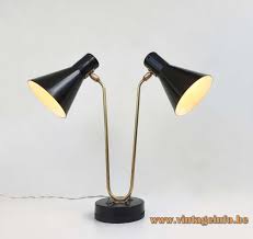 Height listed in item details below is to top of harp, height to socket is 25 inches. Gerald Thurston Double Desk Lamp Vintageinfo All About Vintage Lighting
