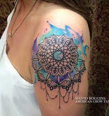 Watercolor Mandala Tattoo Mandala Tattoo Design Tattoos For Guys Tattoos For Women