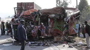 We have lost eight people, said. Dozens Killed In Bus And Lorry Road Crash In Kenya Bbc News