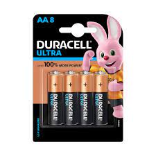 Duracell Ultra Alkaline Aa Battery 8 Pieces Amazon In Electronics