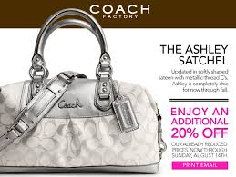 ++ they have a wide selection of purses, apparel, luggage, phone cases, and keychains. Coach Outlet Coupon Expires 8 14 My Frugal Adventures