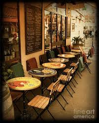 Sidewalk Cafe In Paris France In A Grunge Vintage Border By Elite Image Photography By Chad Mcdermott With Images Rustic Cafe French Rustic Decor Cafe Interior Design