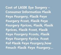 Cost Of Lasik Eye Surgery Consumer Information Lasik Eye Surgery Lasik Eye Surgery Cost Lasik Lasik Eye Surgery Lasik Cost Laser Eye Surgery Cost