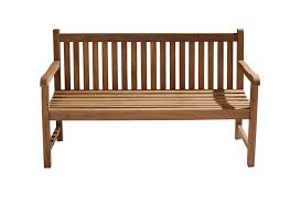 Die bank swindon wird per paketdienst geliefert! Gartenbank Kampen 120 Cm Teak Naturholz Sitzbank Real De