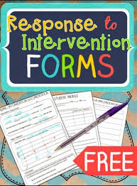 Response To Intervention Forms Freebie The Classroom Key Response To Intervention Intervention Classroom Classroom Forms