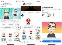 Simply go to any comment field, tap the sticker icon, then select edit avatar. from there, you can either adjust your avatar or you can download the stickers to use elsewhere (like in a text, for instance). Facebook Avatar How To Use Facebook Avatar In Messenger Express Co Uk