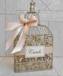 Bird Cage Gift Card Holder Champagne Gold And Blush Wedding Card Box Wedding Card Holder Birdcage Card Holder Wedding Decor Blush Decor Card Box Wedding Wedding Cards Birdcage Card Holders