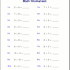 Multiplication tables for 2 and 3. 1