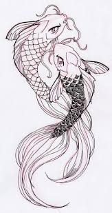 Koi Fish Drawings Top Koi Dragon Drawing Images For Pinterest Tattoos Koi Fish Drawing Fish Drawing Outline Fish Drawings
