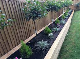 Small Garden Fence Ideas Inspired Home Image Of Decorative Fencing Home Dizajn Modern House Garden Diy Diy Garden Fence Wooden Garden Edging Conifer Plants