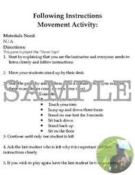 Play the best mahjong games online! Boys Town Following Instructions Activities By Thundercloudcorner Movement Activities Boys Town Activities