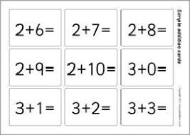 Simple Addition Flash Cards Answers To 20 Sb5651 Sparklebox Multiplication Flashcards Subtraction Flash Cards Addition Flashcards