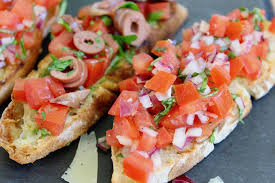 Bruschetta Die Perfekte Vorspeise Bruschetta Rezept Rezepte Bruschetta