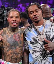 Boxing is a gentleman's sport 🤝 Gervonta Tank Davis x Errol Spence Jr  after Tank defeated his fighter Frank Martin. #DavisMartin #gervontadavis # gervonta #errolspencejr