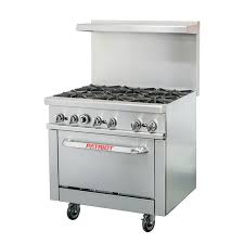 Oferujemy tobie instrukcja użytkownika dla brown stove works 36 range: Patriot 6 Burner Natural Gas Range 36 W Commercial Gas Range