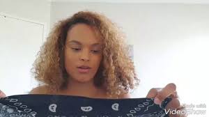 Curly hair with bangs and a bandana. How To Style Curly Hair Using A Bandana Youtube