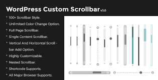 Wordpress Custom Scrollbar By Softhopper Wordpress Custom Scrollbar Is Highly Customizable Wordpress Plugin Fea Scroll Bar Wordpress Plugins Design Wordpress