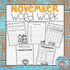 Print And Go No Prep Independent Word Work Sheets What S Included Making Words 2 Abc Order 2 Write The Room 2 Word S Word Work Making Words Abc Order
