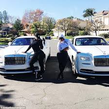 Amber Rose Blac Chyna Cars Blac Chyna And Amber Rose Show Off Curves Posing With Rolls Royces Amber Rose Blac Chyna Best Friend Goals