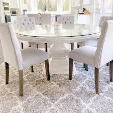 Andrews Pedestal Dining Table 60 Ballard Designs In 2020 Pedestal Dining Table Round Dining Room Dining Room Table Decor