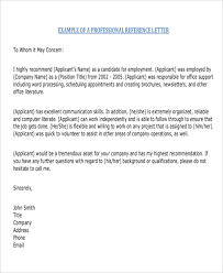 Some cases where to whom it may concern is appropriate: 46 Reference Letter Examples Samples Pdf Doc Examples