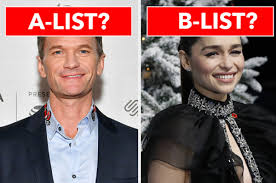 A celebrity name that starts with a j is jennifer aniston. Would You Put These Celebrities On The A List Or B List