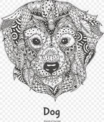 Dog Coloring Book Animal Pattern Png 2875x3346px Dog Animal Art Black And White Coloring Book Download