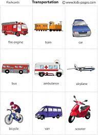 Transportation Flashcard Http Www Kids Pages Com Folders Flashcards Transportation Transportati Learning English For Kids Flashcards Transportation Preschool