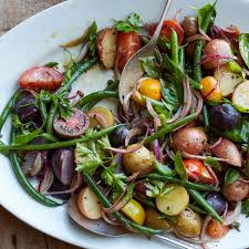 Tomato Haricots Verts And Potato Salad Recipe Recipe Potatoe Salad Recipe Summer Salads Italian Salad