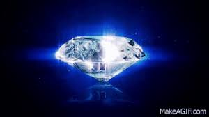 The gif dimensions 500 x 281px was uploaded by anonymous user. Shiny Blue Diamond Animation On Make A Gif