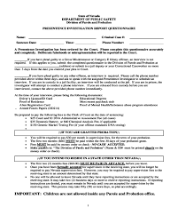 Presentence Investigation Report Template 2 Templates Example Templates Example In 2020 Report Template Templates Investigations