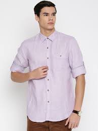 Items will appear here as you view them. Buy Wills Lifestyle Men Purple Linen Slim Fit Casual Shirt Shirts For Men 1657861 Myntra