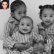 Kim kardashian says she doesn't think she can handle any more children because they wouldn't get the attention they deserve. Kim Kardashian S Three Youngest Kids Snuggle Up For Sibling Snap People Com