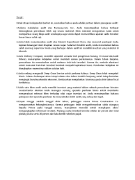 Soal audit pengendalian internal soal audit pilihan ganda contoh kasus audit pengendalian internal. Soal Kasus Audit Piutang