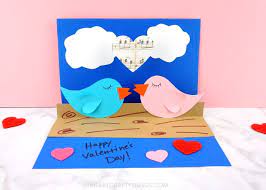 We know that writing a thank you note isn't always easy. How To Make A Pop Up Love Birds Card I Heart Crafty Things
