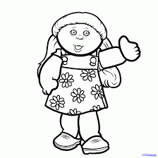 Download and print these cabbage patch coloring pages for free. Draw Cabbage Patch Kids Cabbage Patch Kids Step By Step Drawing Coloring Home