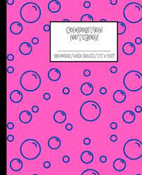 Bubbles Composition Notebook : Wide Ruled / Great for Students & Adults :  Love88, Myra: Amazon.sg: Books