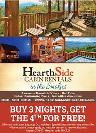 Contact us today to plan your smoky mountain getaway. Hearthside Cabin Rentals Smoky Mountain Coupon Book