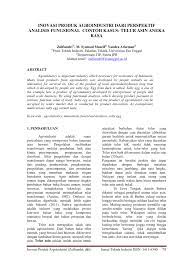 Pangan yang dihasilkan oleh peneliti. Pdf Inovasi Produk Agroindustri Dari Perspektif Analisis Fungsional Contoh Kasus Telur Asin Aneka Rasa