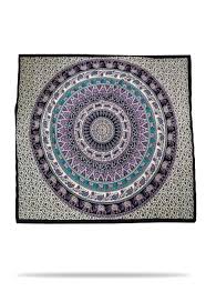 Purple Tones Mandala Bedspread Ishka Home Decor Bed Spreads Mandala Mandala Design