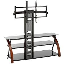 Avista Usa Innovate Titans Tv Stand 50 Black Tv Stand Home Entertainment Furniture Tempered Glass Shelves