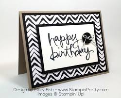 Birthday Card Ideas For Mother Mary Watercolor Words Masculine Birthday Card Mary Fish Stampin Up Stampin Up Birthday Cards Masculine Birthday Cards Birthday Cards Diy