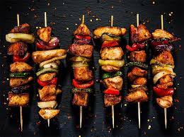 Grilled Ginger Chicken Kabobs In 2020 Kebab Recipes Easy Kebab Recipes Kabobs