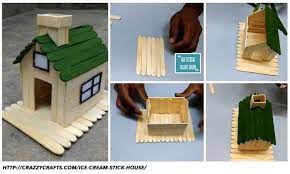 Rumah dari stik es krim sederhana. Miniatur Rumah Dari Stik Es Krim Sederhana Info Terkait Rumah