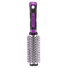 The curling iron brushes that emit hot air also dry hair so with five different temperature settings, it's the perfect hot brush for any hair type. Conair Professional Small Round Hot Curling Brush