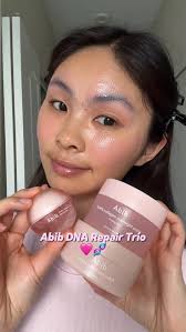 @abib.global pink PDRN trio gives me the perfect glass skin! 🩷✨, ⭐️ Abib  PDRN collagen overnight mask: improves skin tone and texture, 👀 Abib PDRN  retinal eye patch: brightens dark circles & smooths ...
