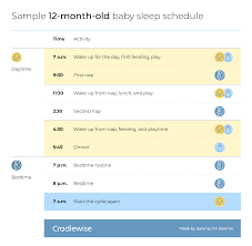 12-month-old baby sleep schedule