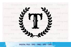 Download Monogram Alphabet T Vintage Svg Graphic By Nhongrand Creative Fabrica