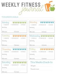 Free Printable Fitness Journal Fitness Planner Printable Fitness Tracker Printable Fitness Journal