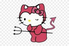 All of it in this site is free, so you can print them as many as you like. Cute Sanrio Hello Kitty Devil Demon Dressup Hello Kitty Satanic Clipart 3579626 Pikpng